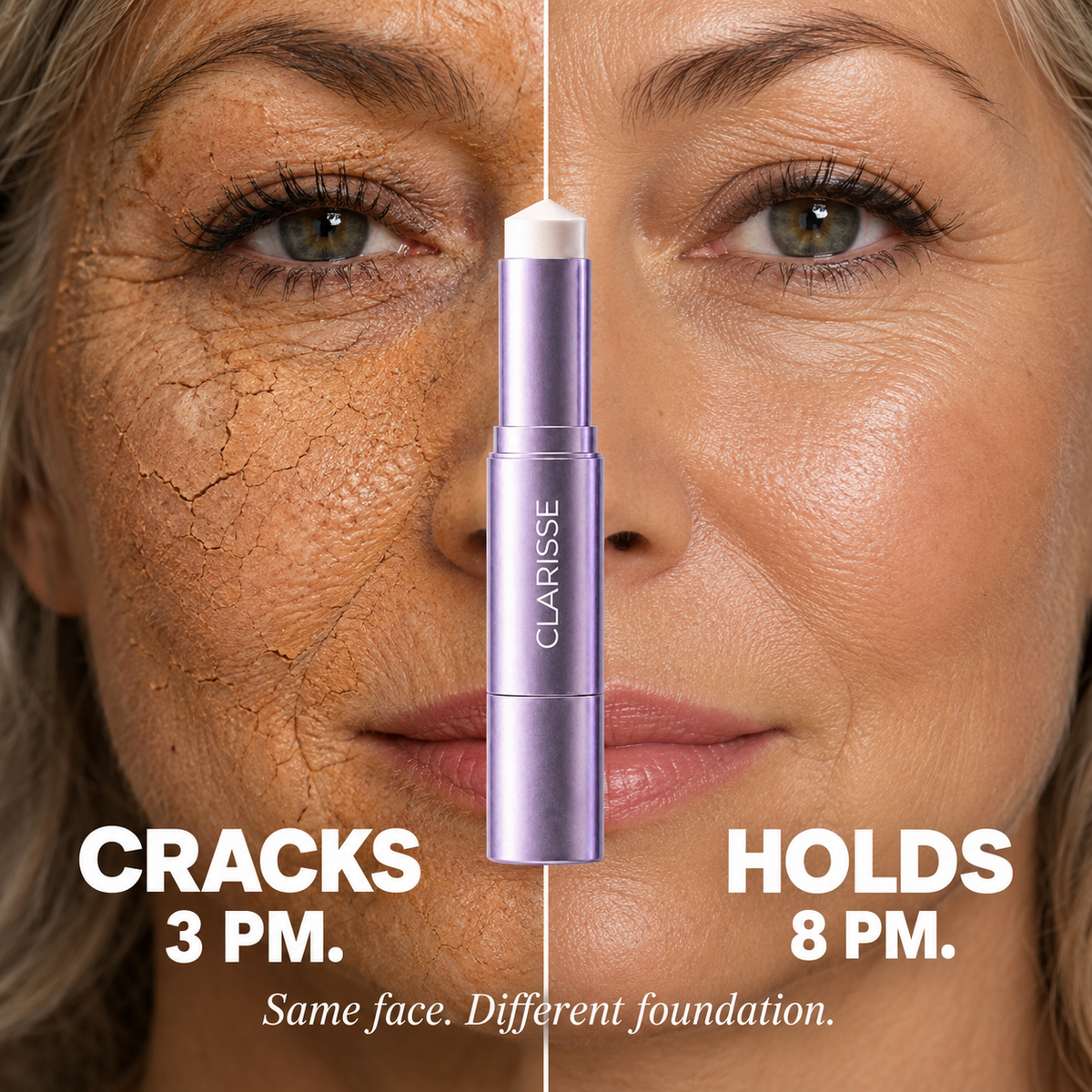 Clarisse color-Changing Foundation Stick for Mature Skin